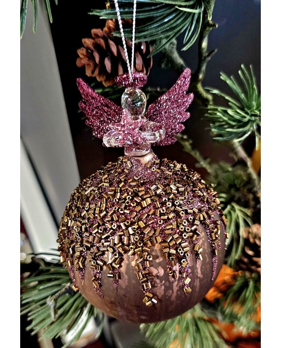 Eglutės žaisliukas - angelas "Purple Angel" 