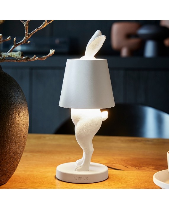 LED Stalinis šviestuvas "Hiding Rabbit" (balta spalva)