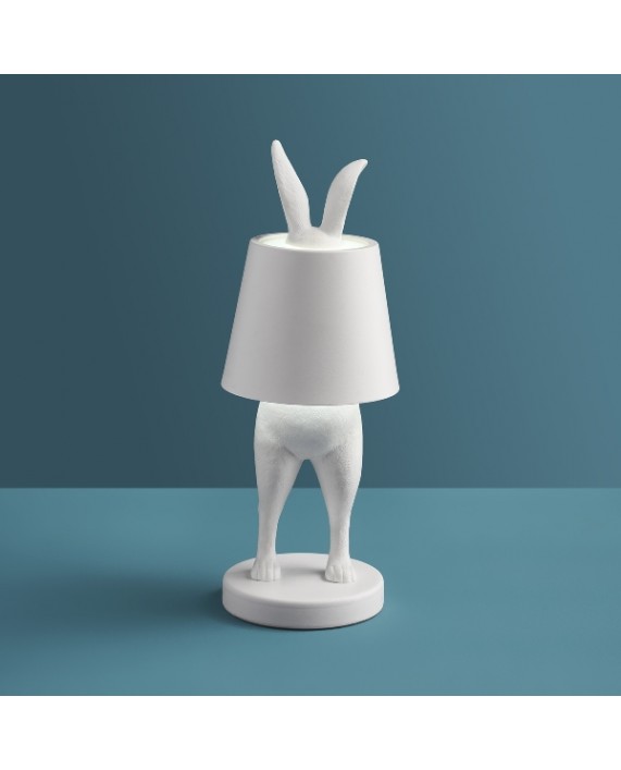 LED Stalinis šviestuvas "Hiding Rabbit" (balta spalva)