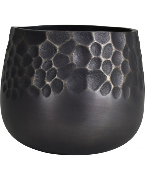 Bronzos spalvos metalinis vazonas "Burnished Bronze" 
