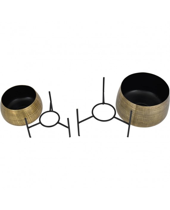 Gėlių stovų komplektas "CLYDE Brass"