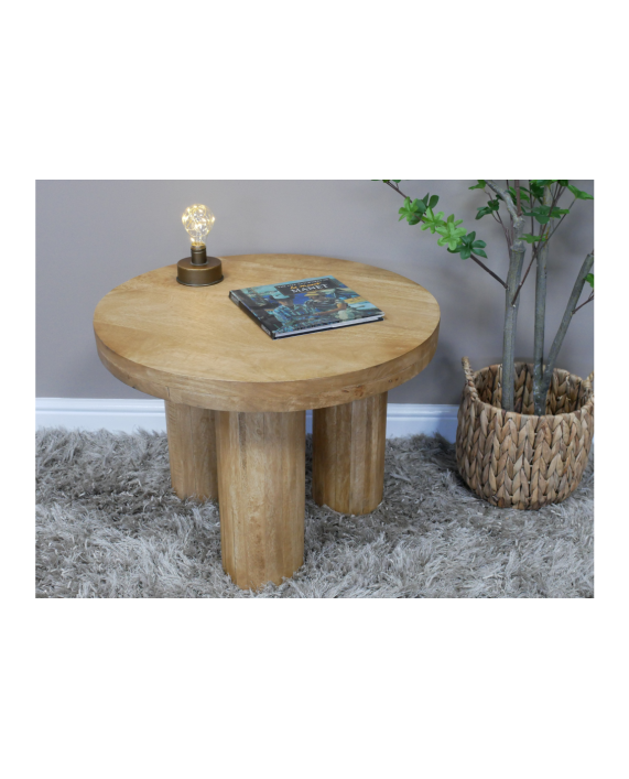 Šoninis staliukas/Kavos staliukas "Natural Wood"
