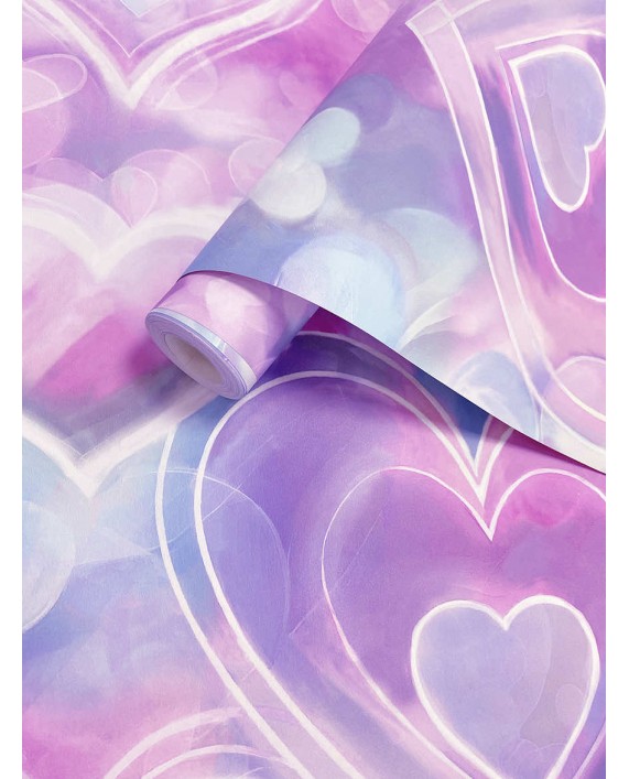 Tapetai "Neon Hearts Pink/Blue" 13785