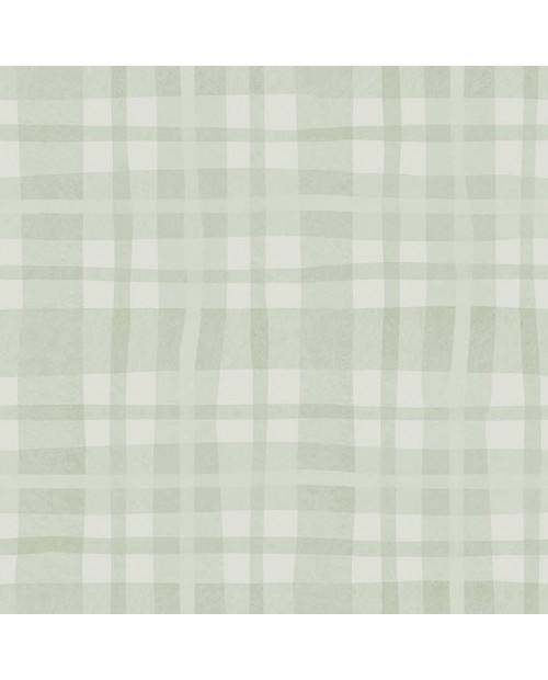 Tapetai "Ivy Plaid Sage" 14000