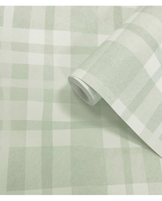 Tapetai "Ivy Plaid Sage" 14000