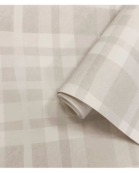 Tapetai "Ivy Plaid Warm Grey" 14002