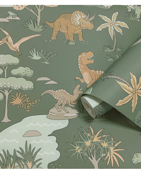 Tapetai "Dino Zoo Green" 14010