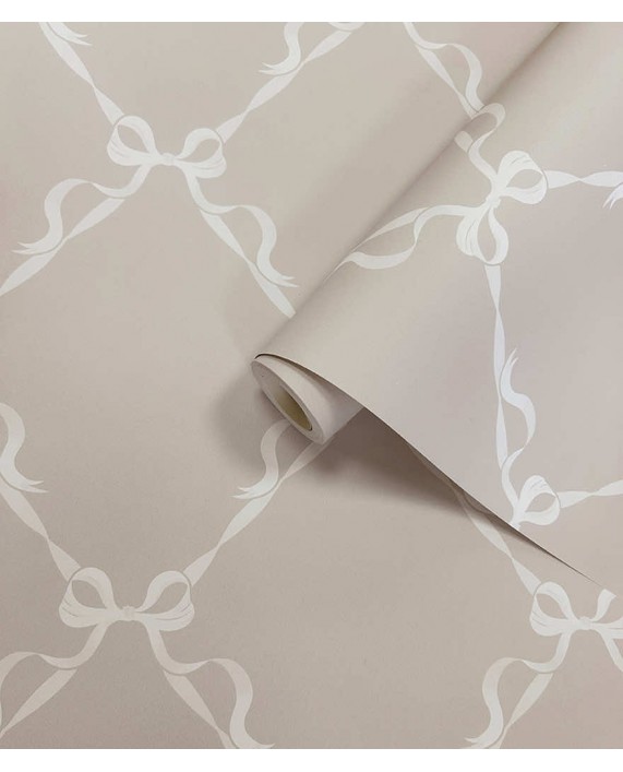 Tapetai "Tied With a Bow Warm Grey" 14031