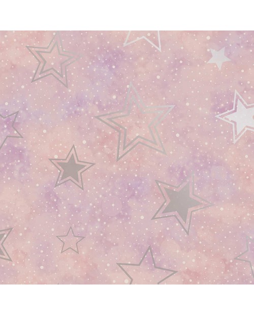 Tapetai "Stardust Pink, Silver" 14060 