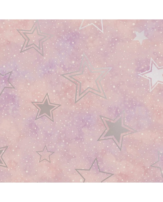 Tapetai "Stardust Pink, Silver" 14060 