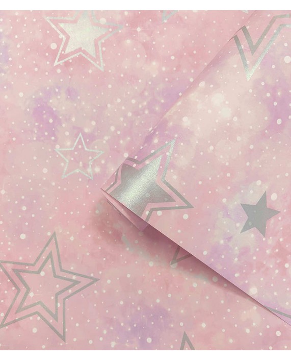 Tapetai "Stardust Pink, Silver" 14060 