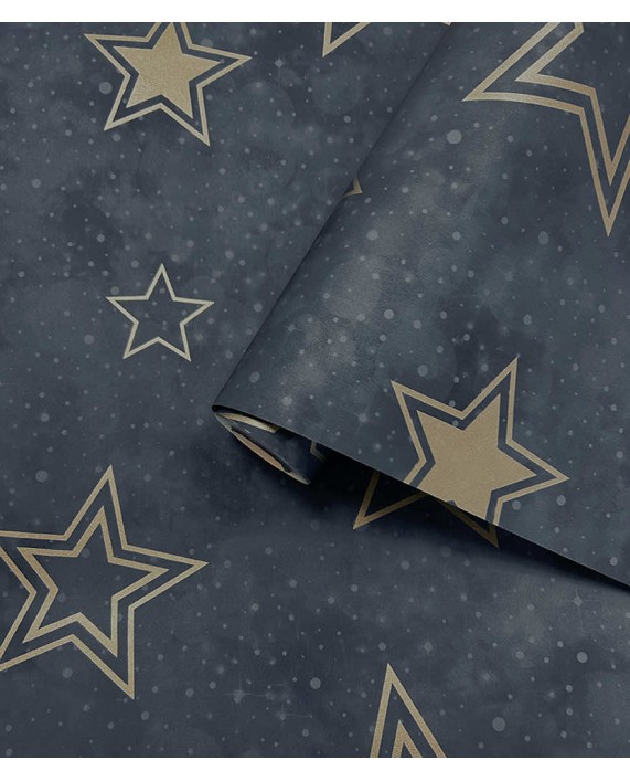 Tapetai "Stardust Midnight Blue, Gold" 14061 Tapetai "Stardust Midnight Blue, Gold" 14061