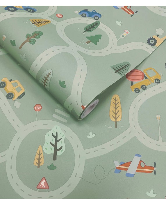Tapetai "Roundabout Road Sage" 14081 