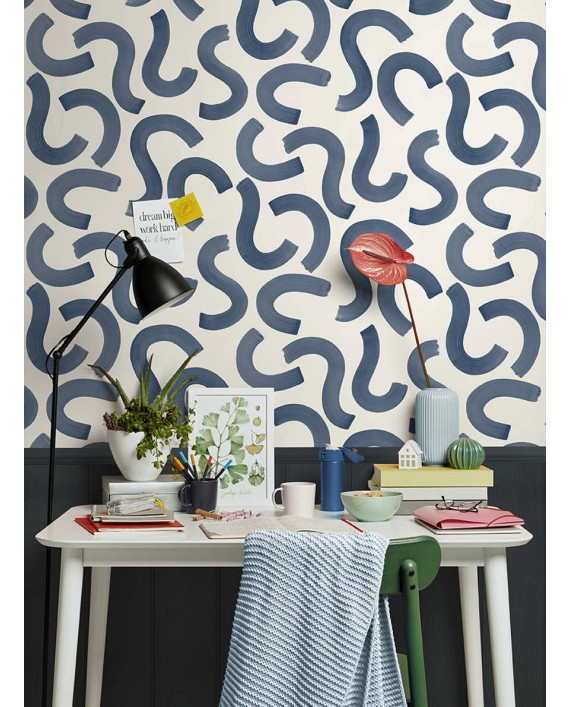 Tapetai "Curly Confetti Navy" 14112