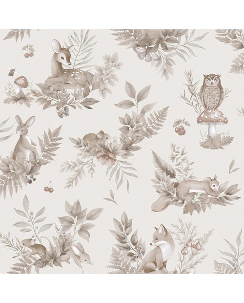 Tapetai "Forest Friends Neutral" 14122