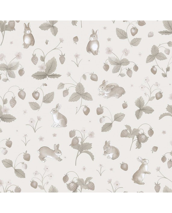 Tapetai "Bunnies & Berries Neutral" 14143
