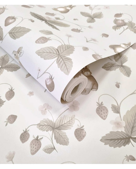 Tapetai "Bunnies & Berries Neutral" 14143