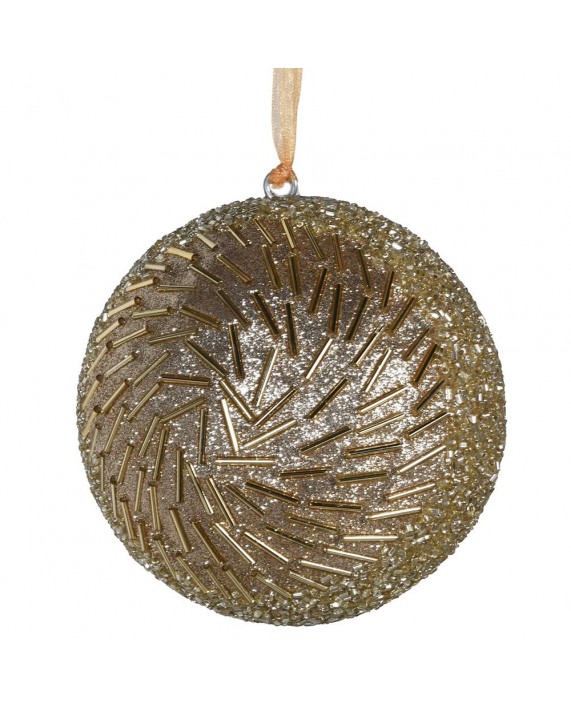 Kalėdiniai žaisliukai "Gold Glass Bead"