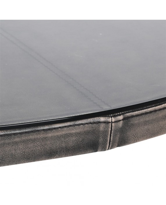 Apvalus valgomojo stalas „Grey Leather“ Apvalus valgomojo stalas „Grey Leather“