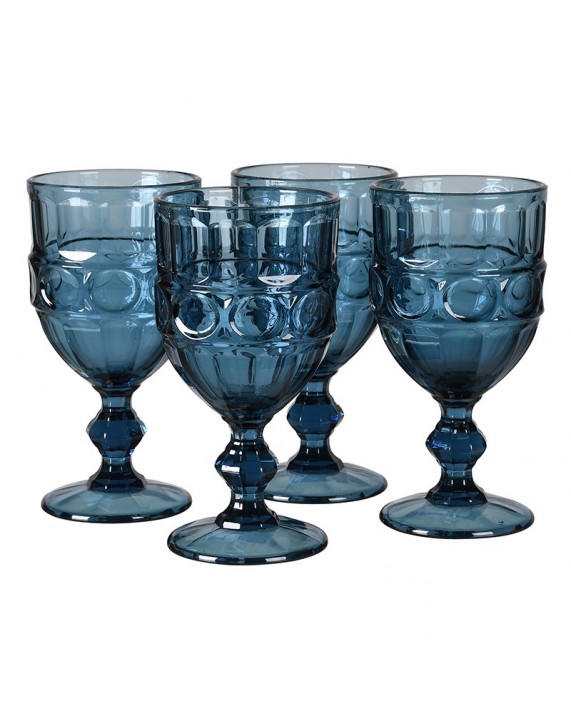 Mėlyno stiklo taurės "Blue" 