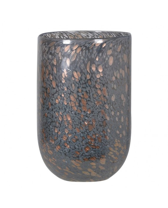 Stiklinė vaza "Grey and Gold"