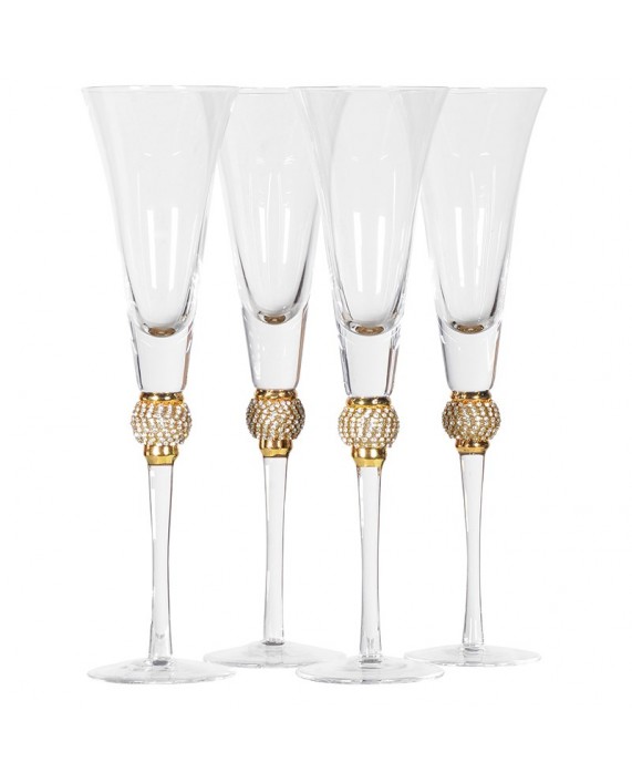 Šampano taurės "Gold Diamante" 4vnt. Šampano taurės "Gold Diamante" 4vnt.