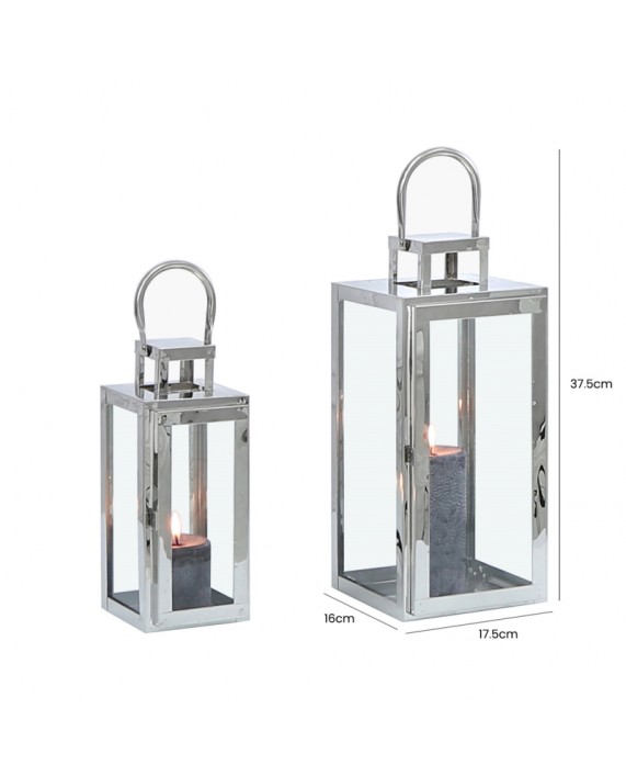 Žibintų komplektas "Chrome Column" 
