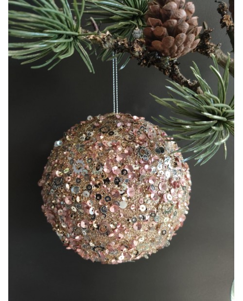 Kalėdiniai žaisliukai "Glitter Pink" Kalėdiniai žaisliukai "Glitter Pink"