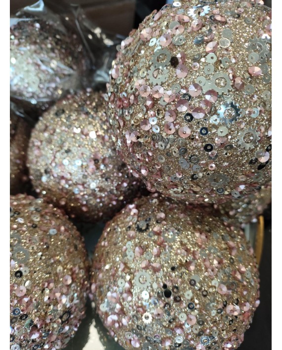 Kalėdiniai žaisliukai "Glitter Pink" Kalėdiniai žaisliukai "Glitter Pink"