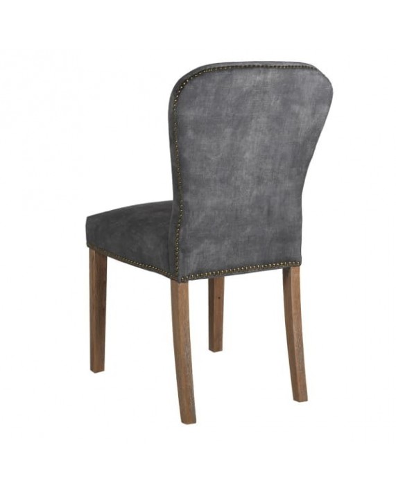 Kėdė dekoruota vinutėmis "Velvet charcoal"