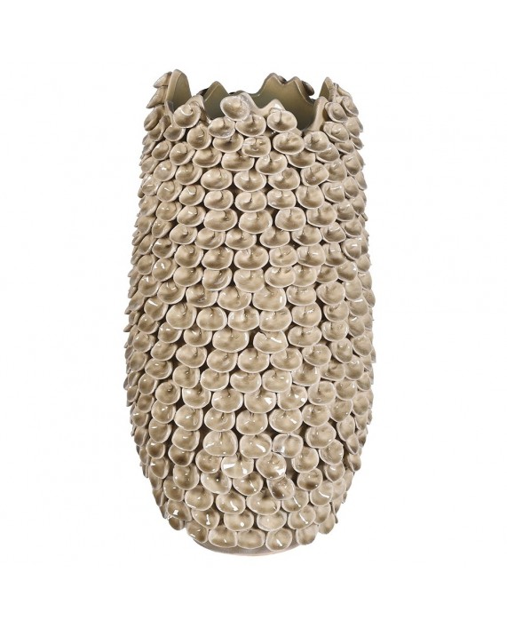 Keramikinė vaza "Leaf Taupe"
