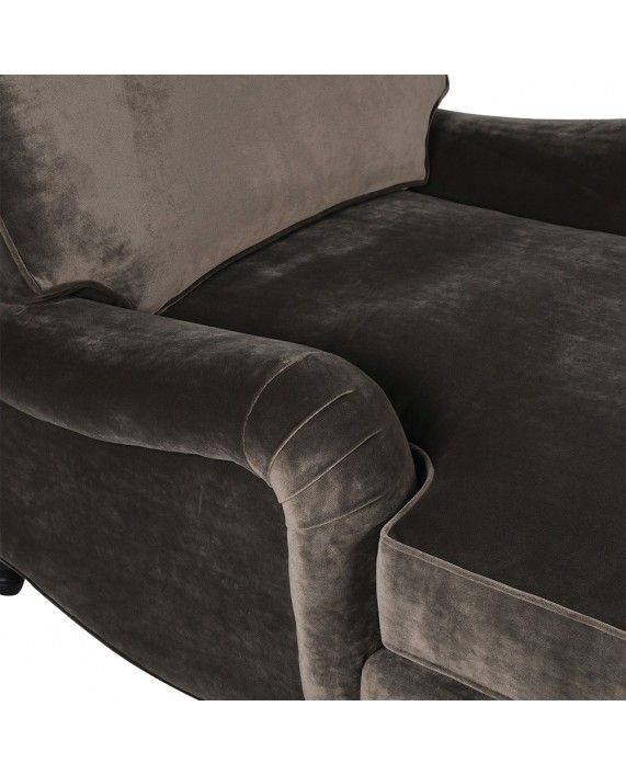 Gulimasis fotelis "Relax dark taupe"