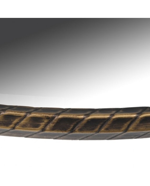Didelio diametro veidrodis "Aged braid"