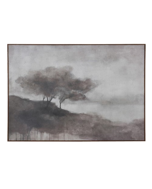 Horizontalus paveikslas "Trees in the fog"