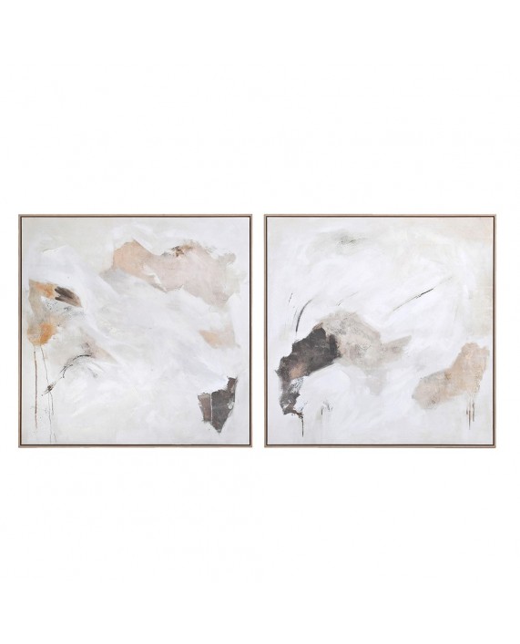 Dviejų dalių paveikslas "Neutral abstract" Dviejų dalių paveikslas "Neutral abstract"