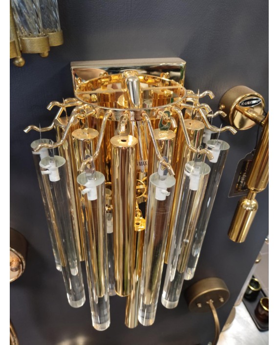 Sieninis šviestuvas "TUBULAR/GOLD"