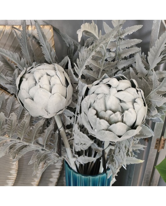 Dirbtinė gėlė "Flocked Artichoke"