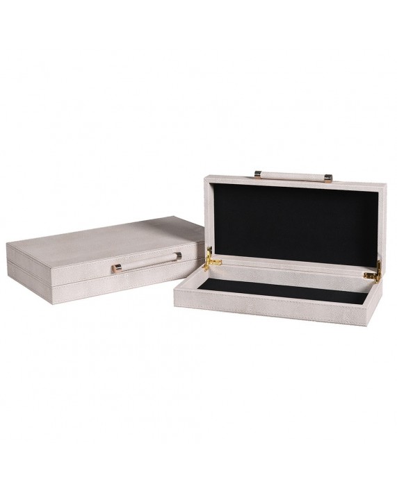 Dėžučių komplektas "Shagreen Ivory" Dėžučių komplektas "Shagreen Ivory"