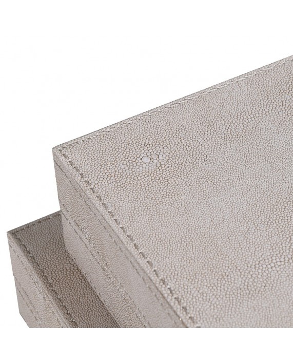 Dėžučių komplektas "Shagreen Ivory" Dėžučių komplektas "Shagreen Ivory"