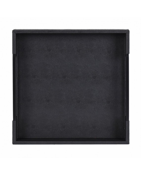 Juodos odos imitacijos serviravimo padėklas „Banquet Black“