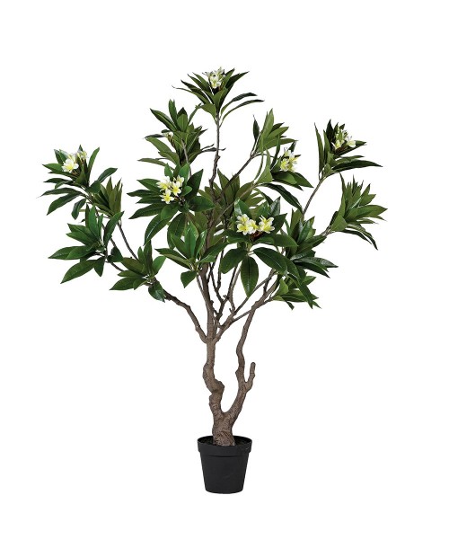 Dirbtinis žydintis medelis "Frangipani"
