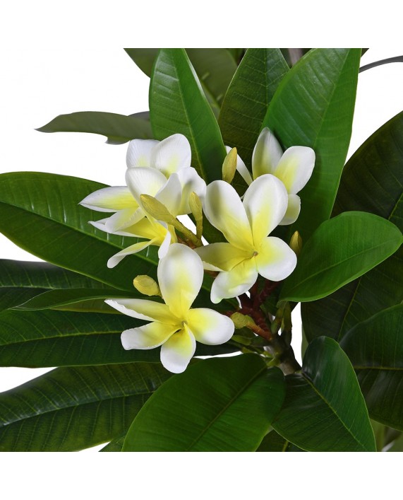 Dirbtinis žydintis medelis "Frangipani"