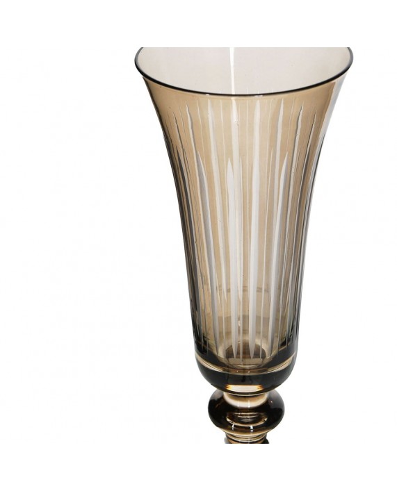 Taurės šampanui "Ribbed Oat" (4vnt)