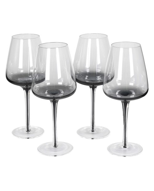 Taurės "Smokey glass" baltam vynui (4vnt.) 