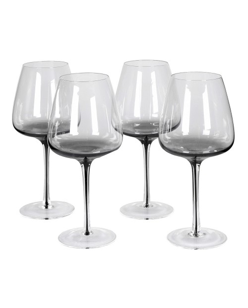 Taurės "Smokey glass" vynui (4vnt.) Taurės "Smokey glass" vynui (4vnt.)