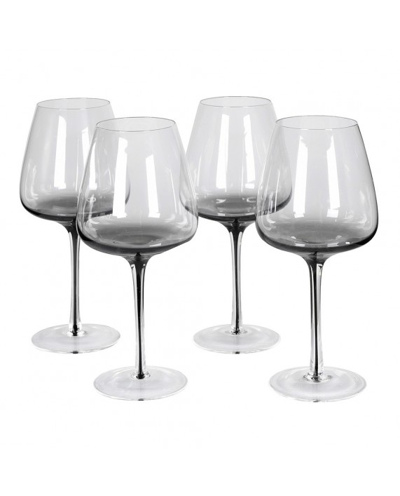 Taurės "Smokey glass" vynui (4vnt.)