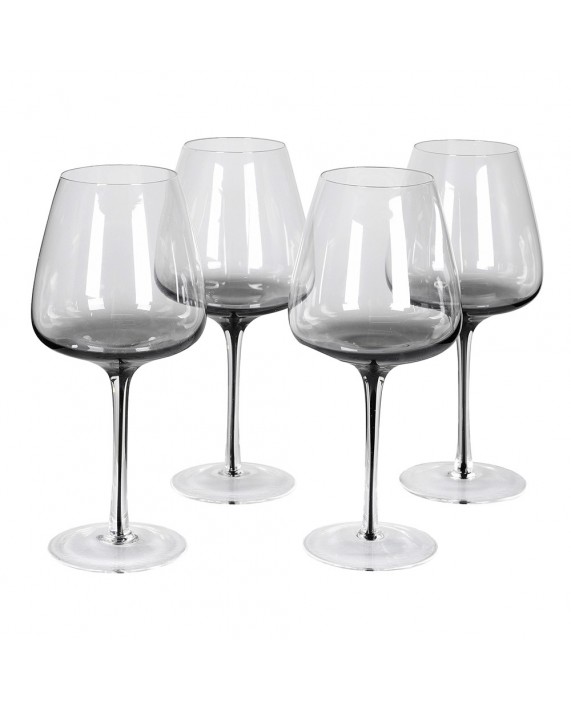 Taurės "Smokey glass" vynui (4vnt.)