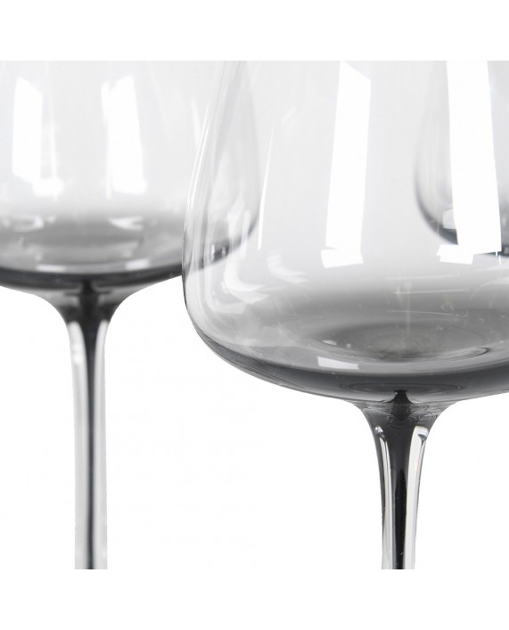 Taurės "Smokey glass" vynui (4vnt.)