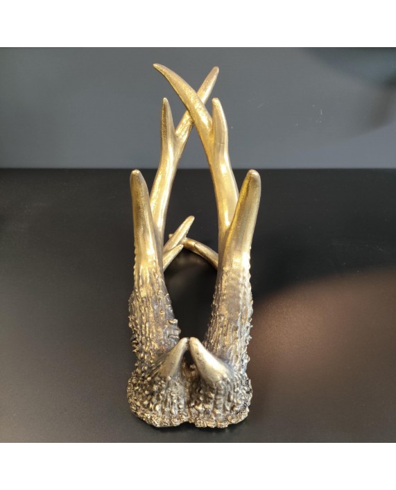 Elnio ragų formos butelio laikiklis „Gold Antler“ Elnio ragų formos butelio laikiklis „Gold Antler“