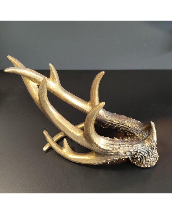 Elnio ragų formos butelio laikiklis „Gold Antler“ Elnio ragų formos butelio laikiklis „Gold Antler“